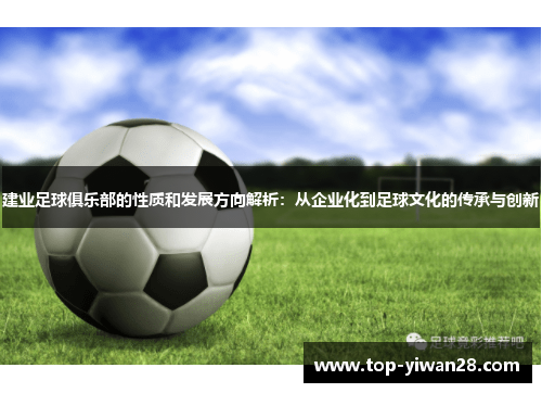 建业足球俱乐部的性质和发展方向解析：从企业化到足球文化的传承与创新